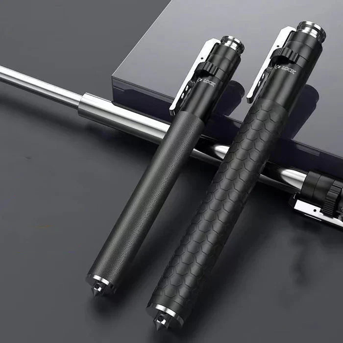 Adjustable Self-Defense Stick with Safety Lock Mechanism