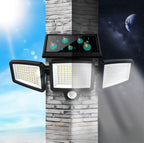 Solar Powered LED Floodlight with Motion Sensor 2500 Lumen IP65