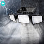 Solar Powered LED Floodlight with Motion Sensor 2500 Lumen IP65
