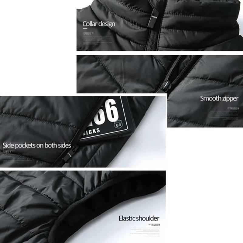 Heated Body Warmer Adjustable Temperature Vest Unisex