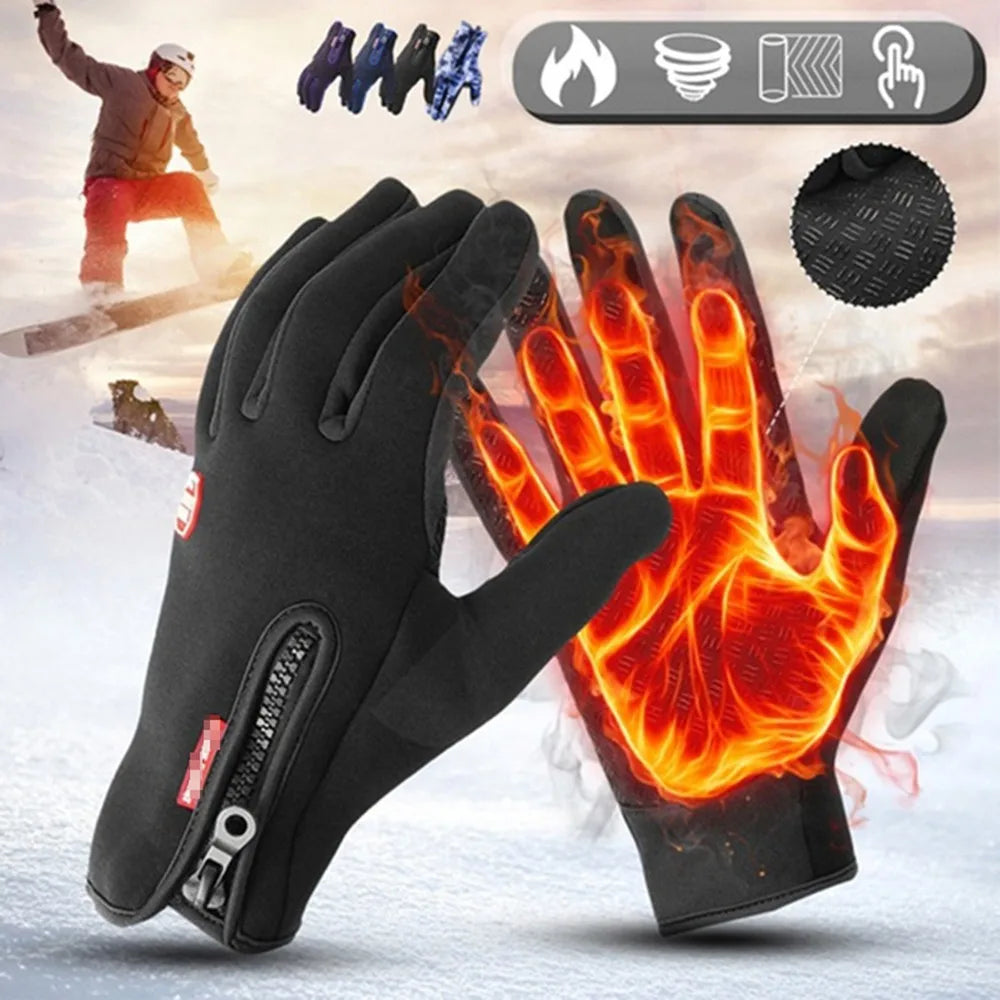 Winter Gloves Waterproof Touchscreen Windproof Outdoor Sports Gloves