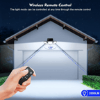 Solar Motion Sensor LED Security Light 3-Head Outdoor IP65