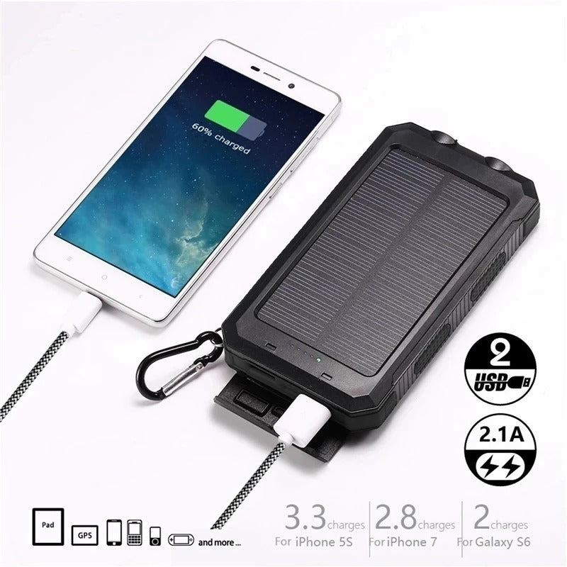 Solar Portable Solar Power Bank Charger for Mobile Phones
