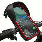 Motorcycle Handlebar Phone Holder Bag with 360 Degree Swivel Waterproof