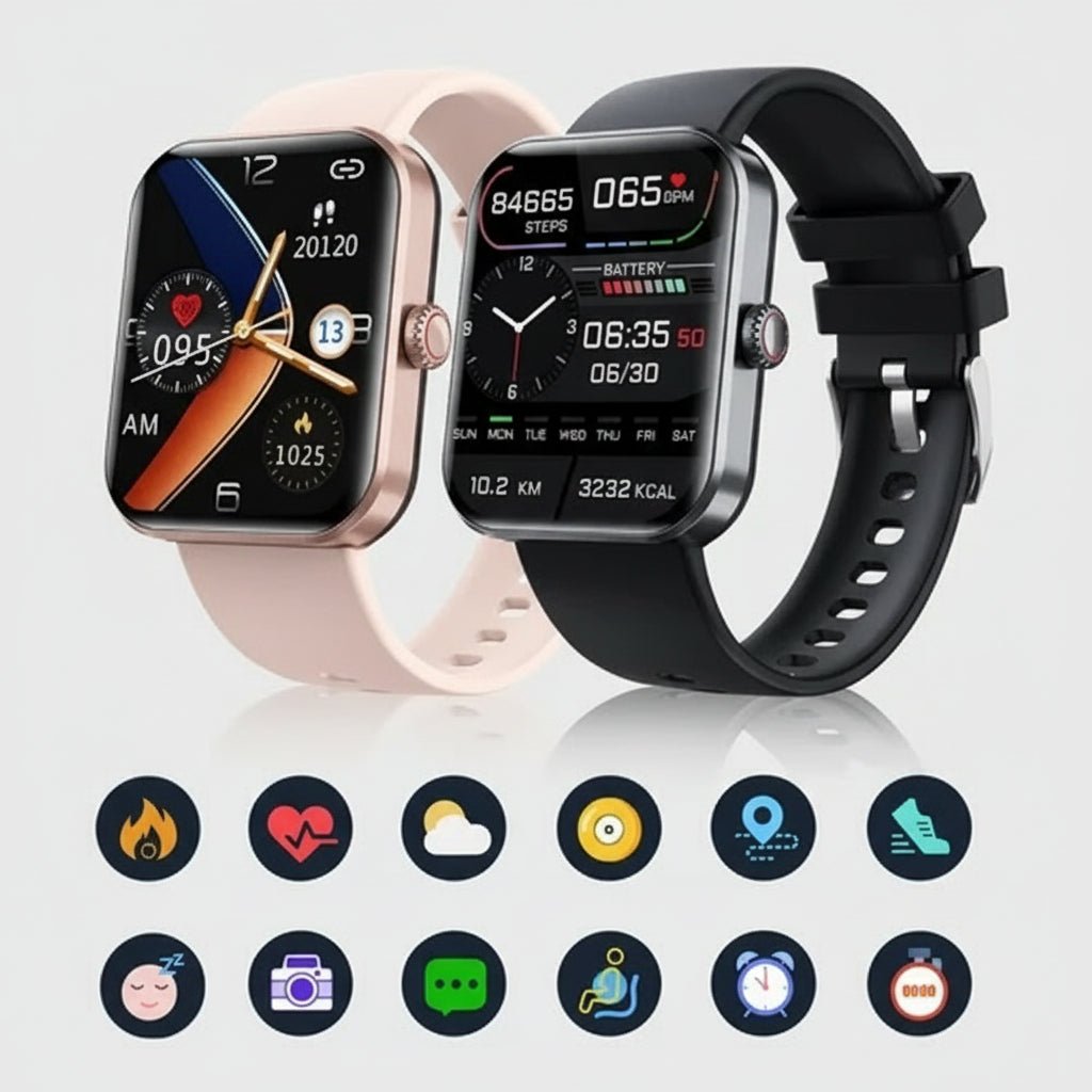 Smartwatch Fitness Tracker Bluetooth Calling Touchscreen Watch
