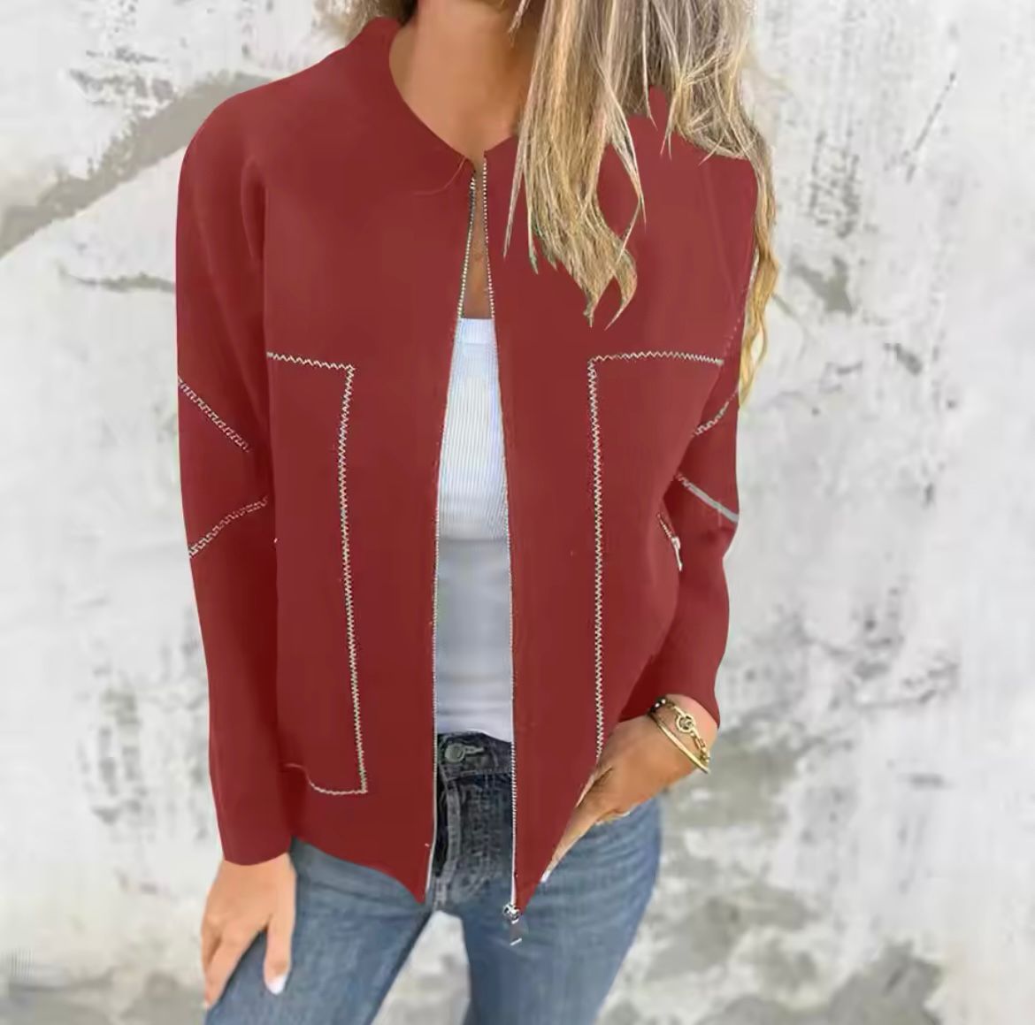 Women's Jacket with Zipper
