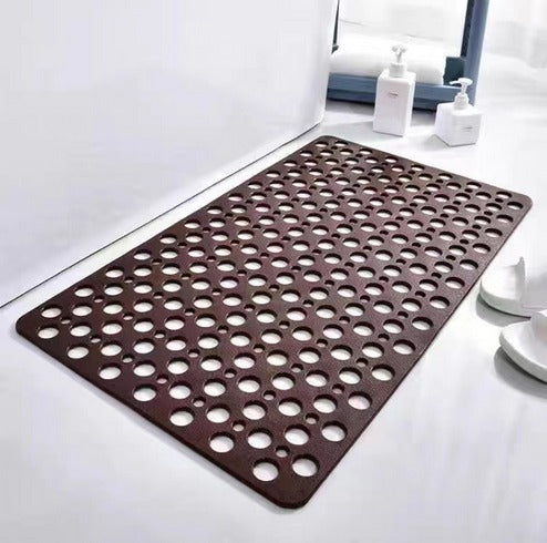 Rectangular Antislip Shower Mat with Antibacterial Protection