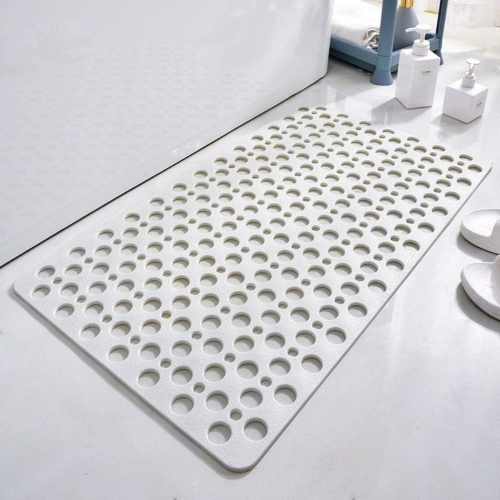 Rectangular Antislip Shower Mat with Antibacterial Protection
