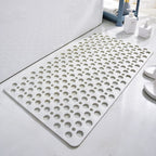 Rectangular Antislip Shower Mat with Antibacterial Protection