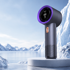 Tragbarer, handgehaltener, blattloser Mini-USB-Ventilator mit hoher Geschwindigkeit und wiederaufladbarem Akku