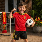 Belgium 2026 World Cup Kids Football Jersey Kit