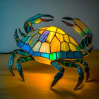 Stained Glass Animal Table Lamp Night Light
