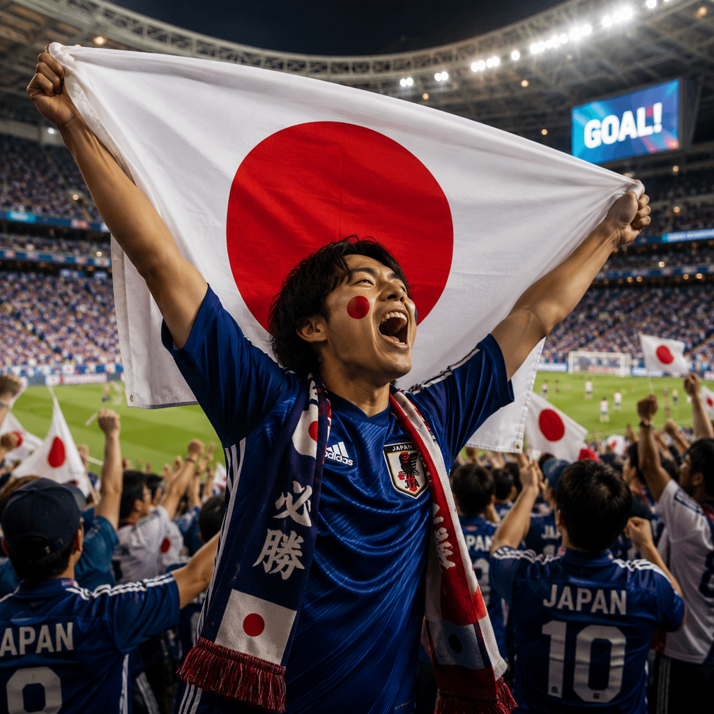 Japan Flag Side