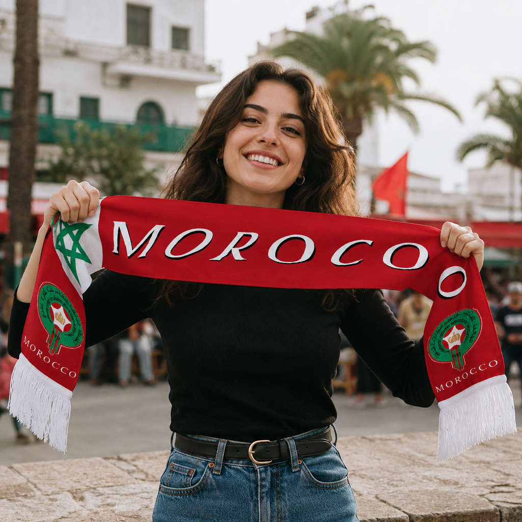 Morocco Scarf Third Angle