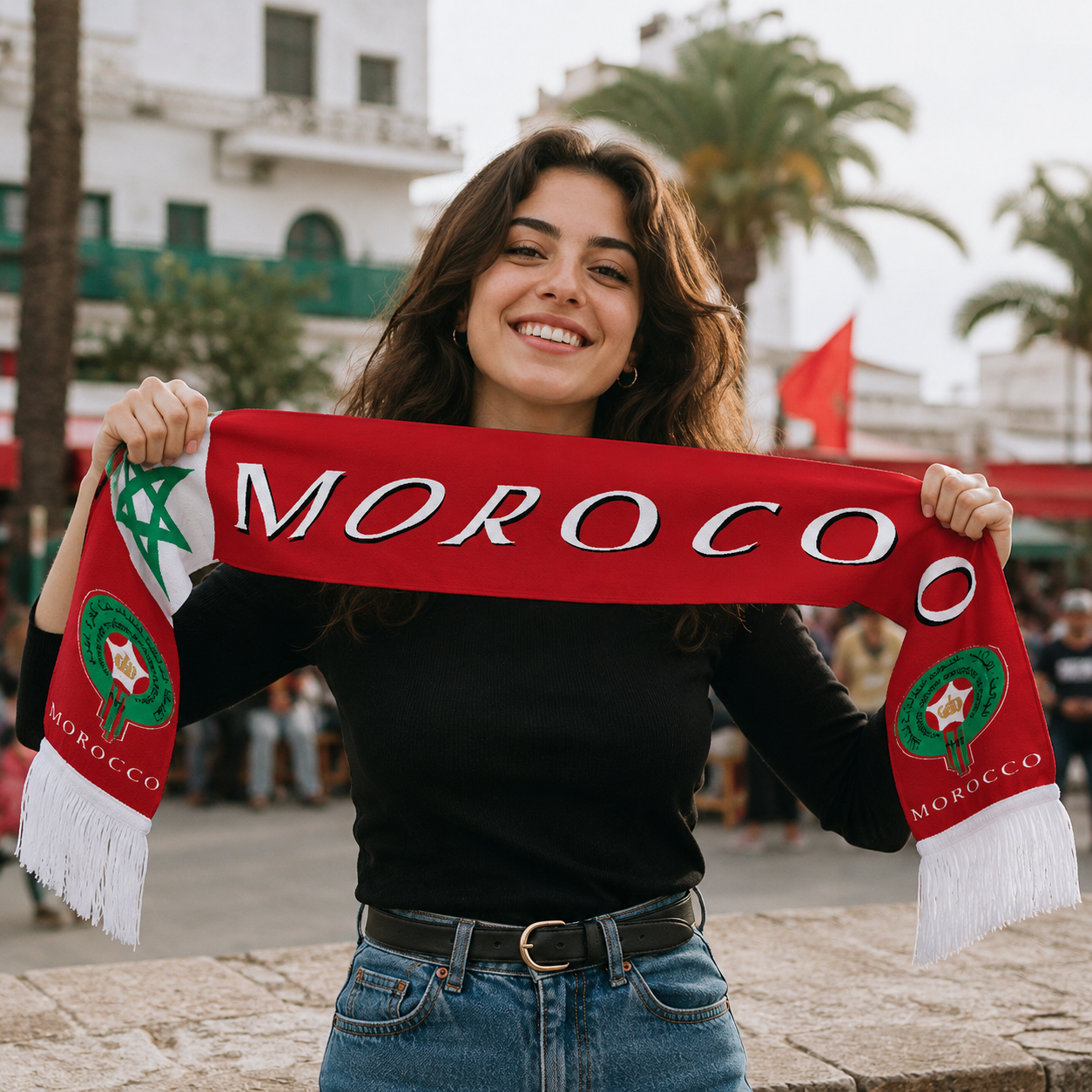 Morocco Scarf Third Angle