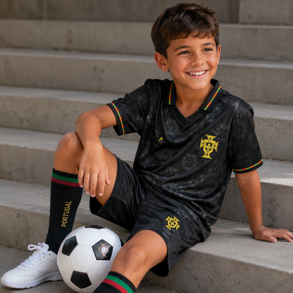 Portugal Away Kit Kids Jersey