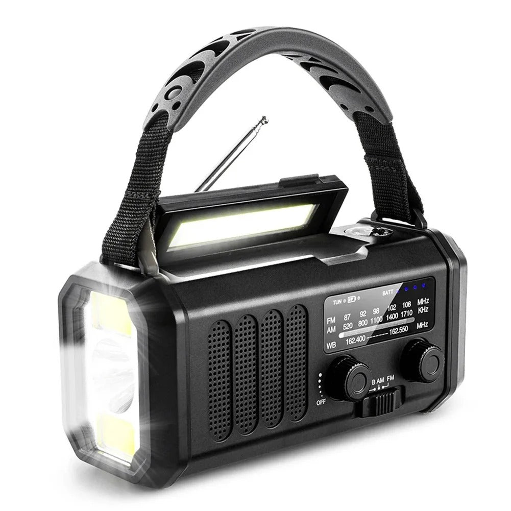 Emergency Radio Solar Powered USB Charger Portable Device