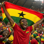 Ghana Flag Detail