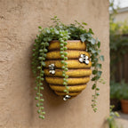 3D Beehive Shaped Wall-Mounted Resin Planter Hanging Flower Pot