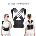 Posture Corrector Adjustable Back Support Brace for Men and Women