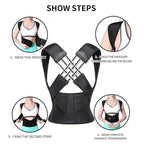 Posture Corrector Adjustable Back Support Brace for Men and Women