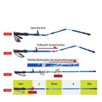 Adjustable Foldable Telescopic Trekking Hiking Poles