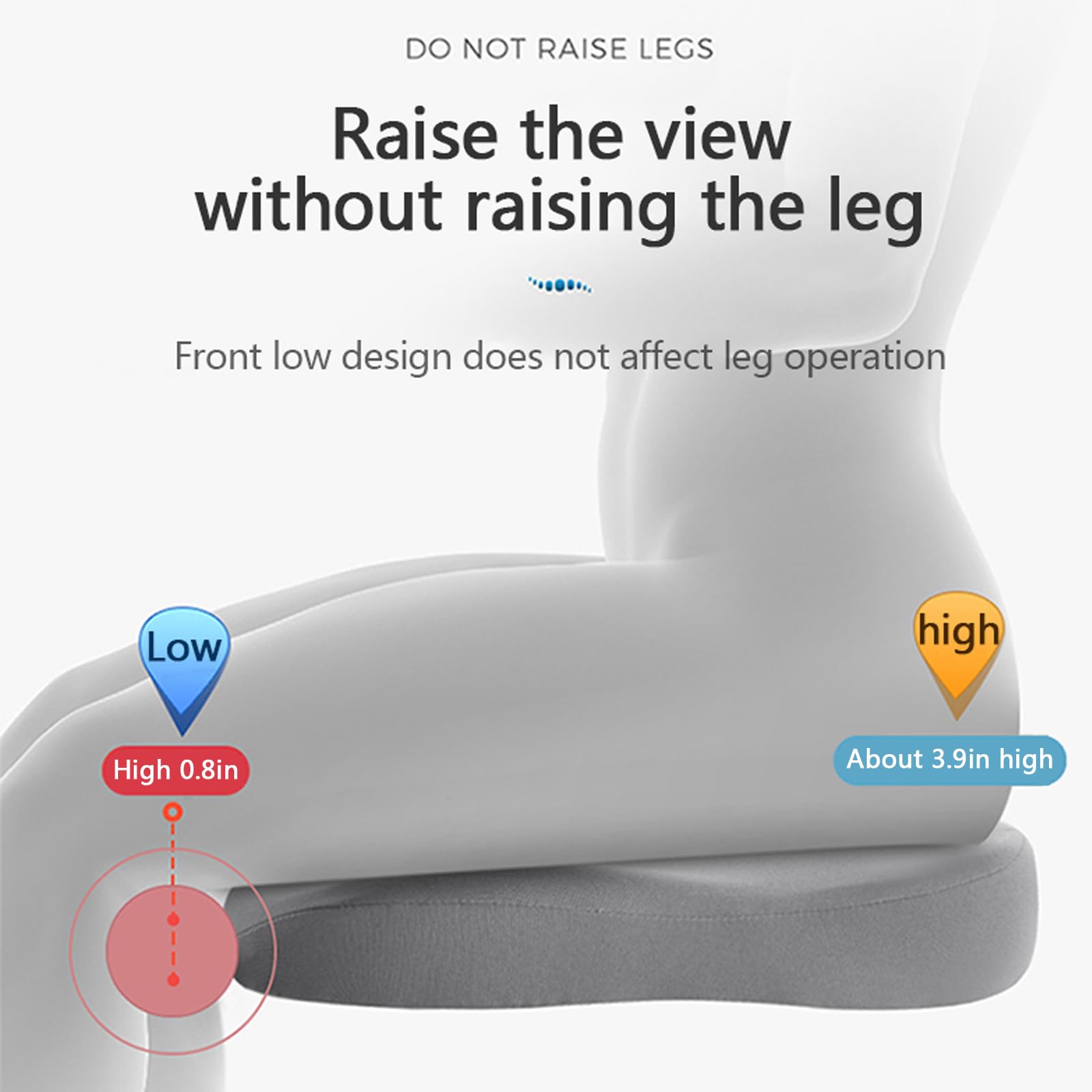 Adult Booster Car Seat Cushion Vehicle Seating Pad