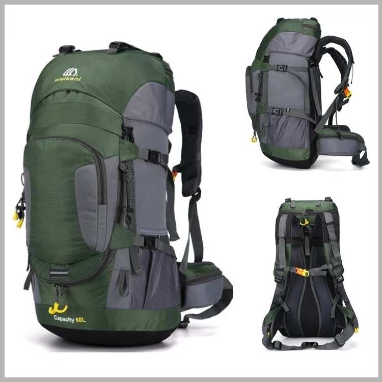Hiking Backpack Waterproof Large Capacity 60L Camping Trekking Travel Bag