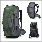 Hiking Backpack Waterproof Large Capacity 60L Camping Trekking Travel Bag