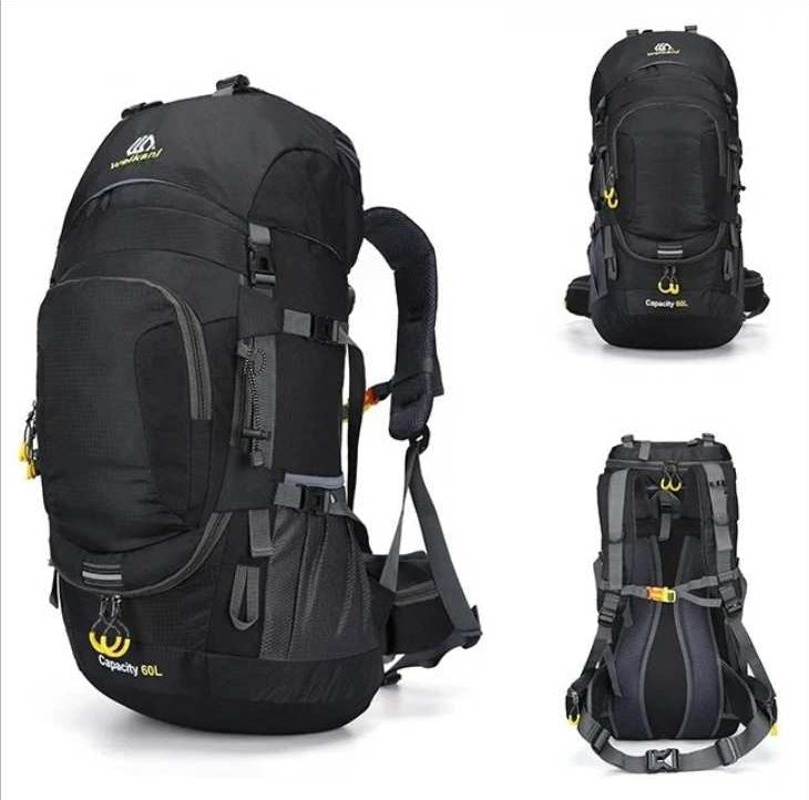 Hiking Backpack Waterproof Large Capacity 60L Camping Trekking Travel Bag