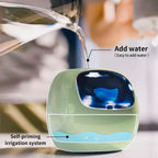 Self-Watering Indoor Plant Pot Planter Smart Circular Container
