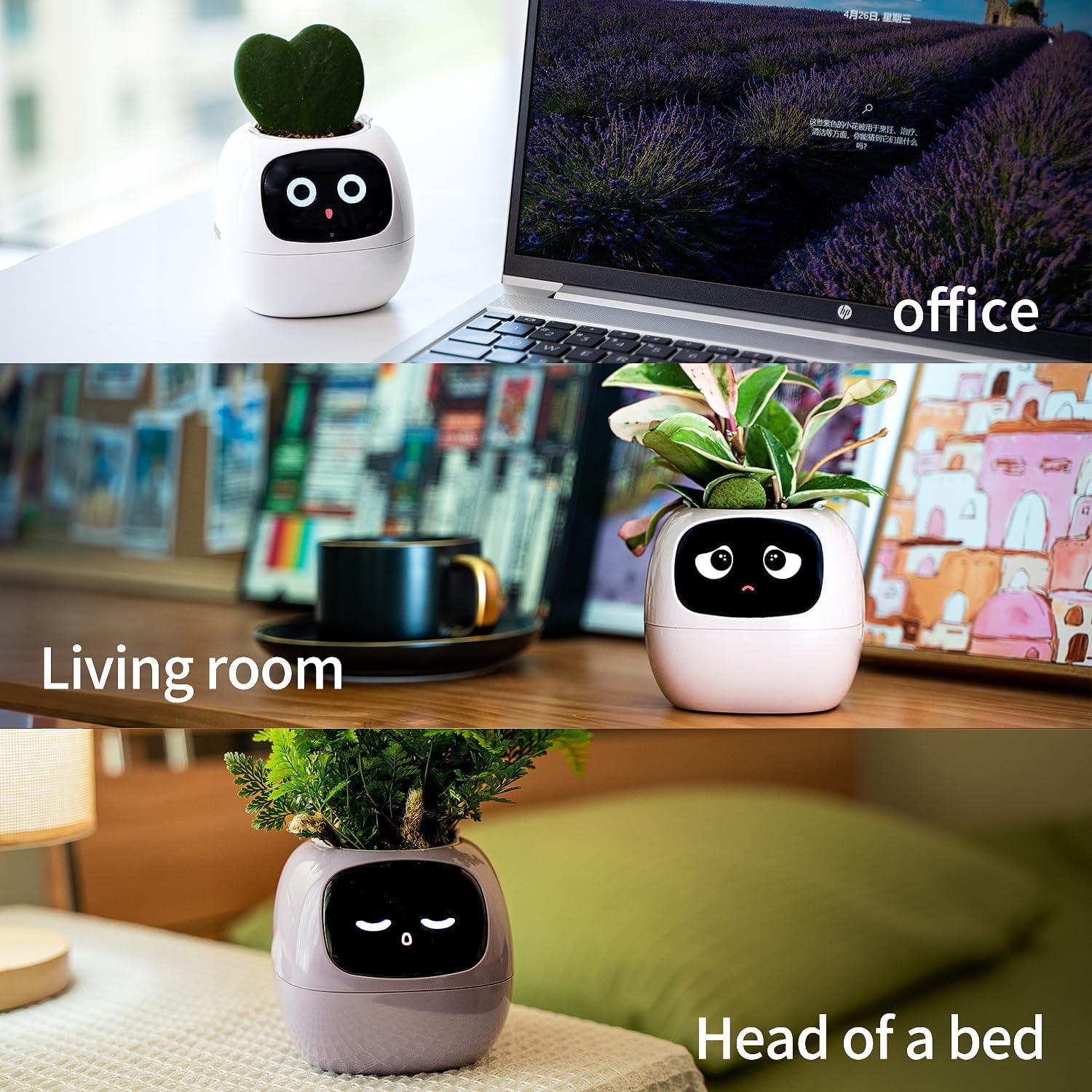 Self-Watering Indoor Plant Pot Planter Smart Circular Container