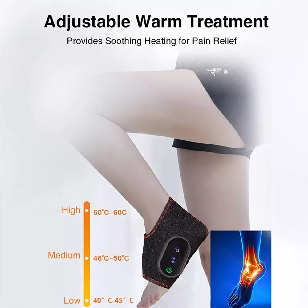 Ankle Support Brace with Massage Compression Sleeve