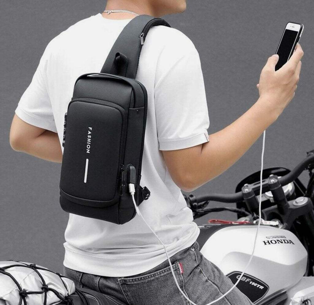 Anti Theft Backpack with Locking Zippers and Hidden Pockets Backpack