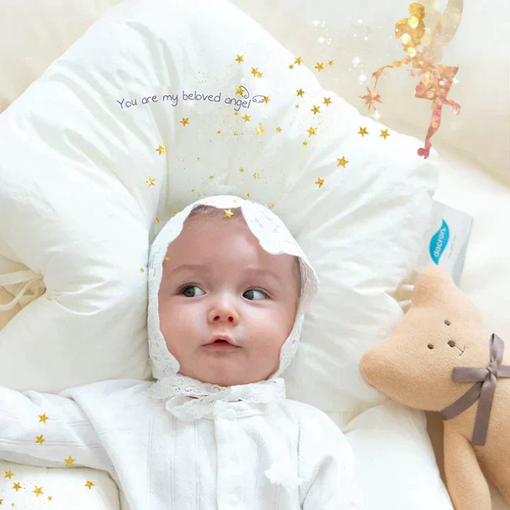 Toddler Pillow Antibacterial Rectangular Soft Baby Pillow