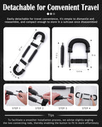 Adjustable Arm Exerciser Spring Bar Forearm Triceps Strength Trainer