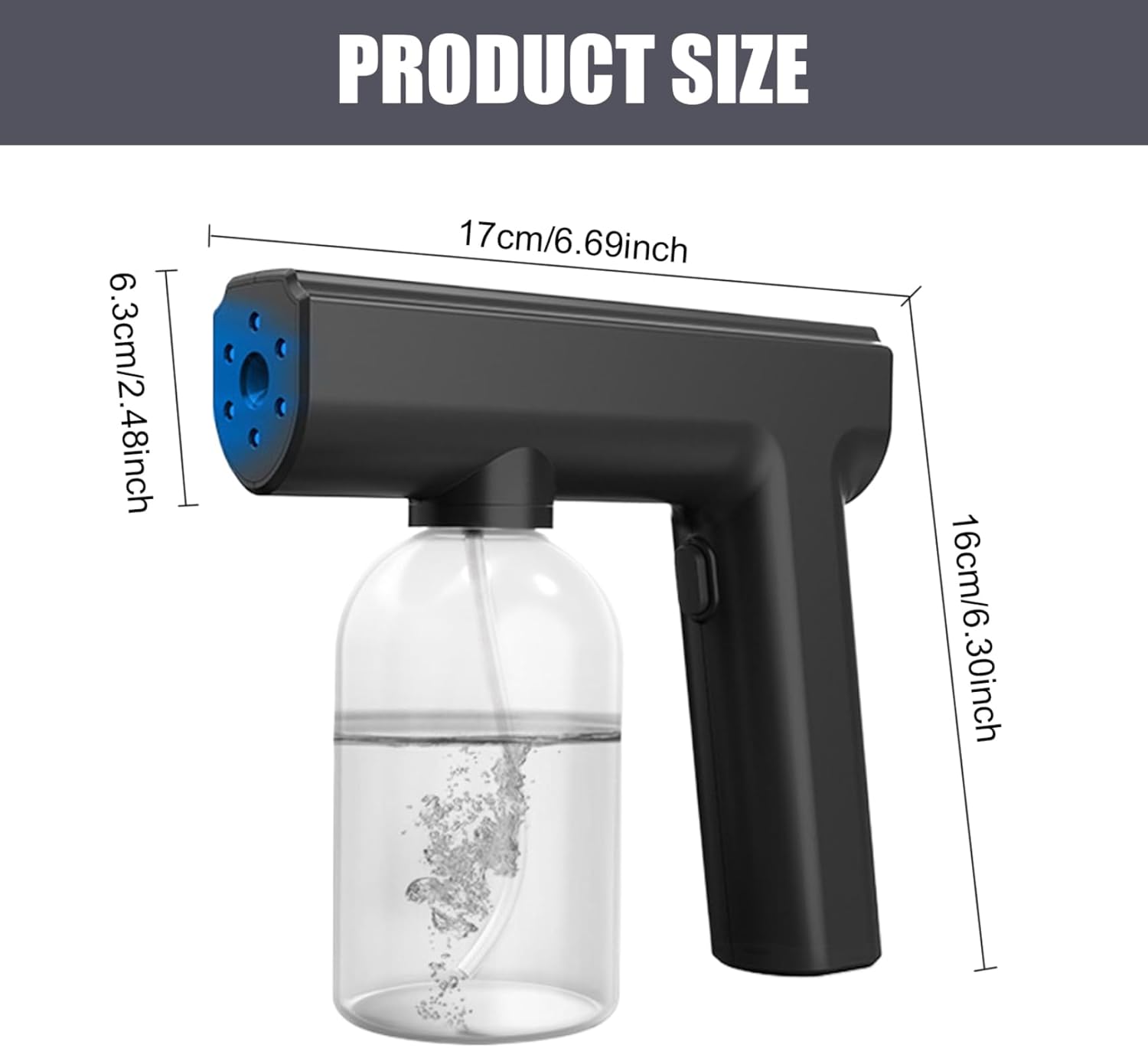 Handheld Disinfectant Fogger Atomizer Sprayer Portable Mist Cleaner