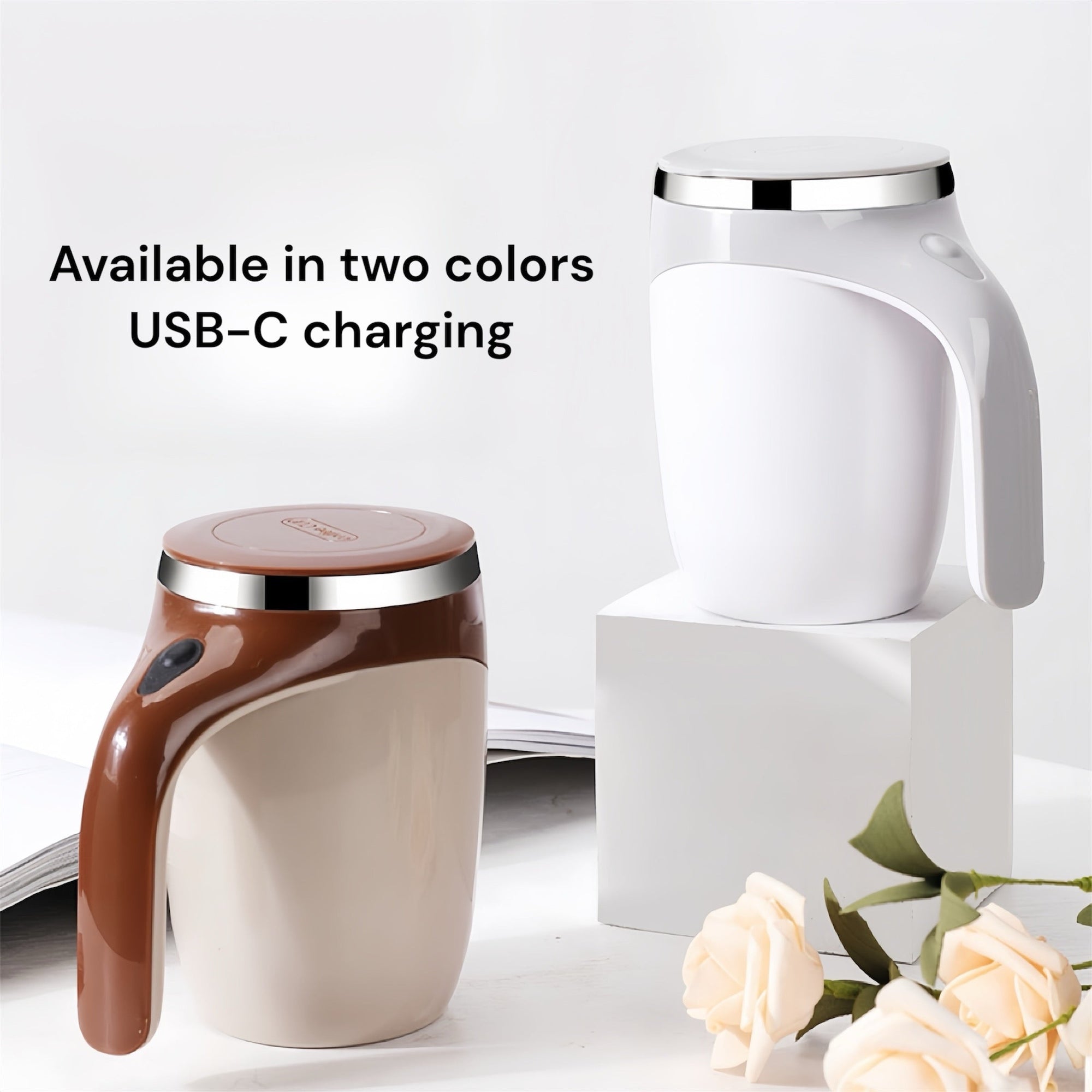Auto Stirring Cup Magnetic Mixer Electric Drink Stirrer
