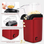 Automatic Popcorn Maker Machine Kitchen Appliance Electric Popcorn Popper