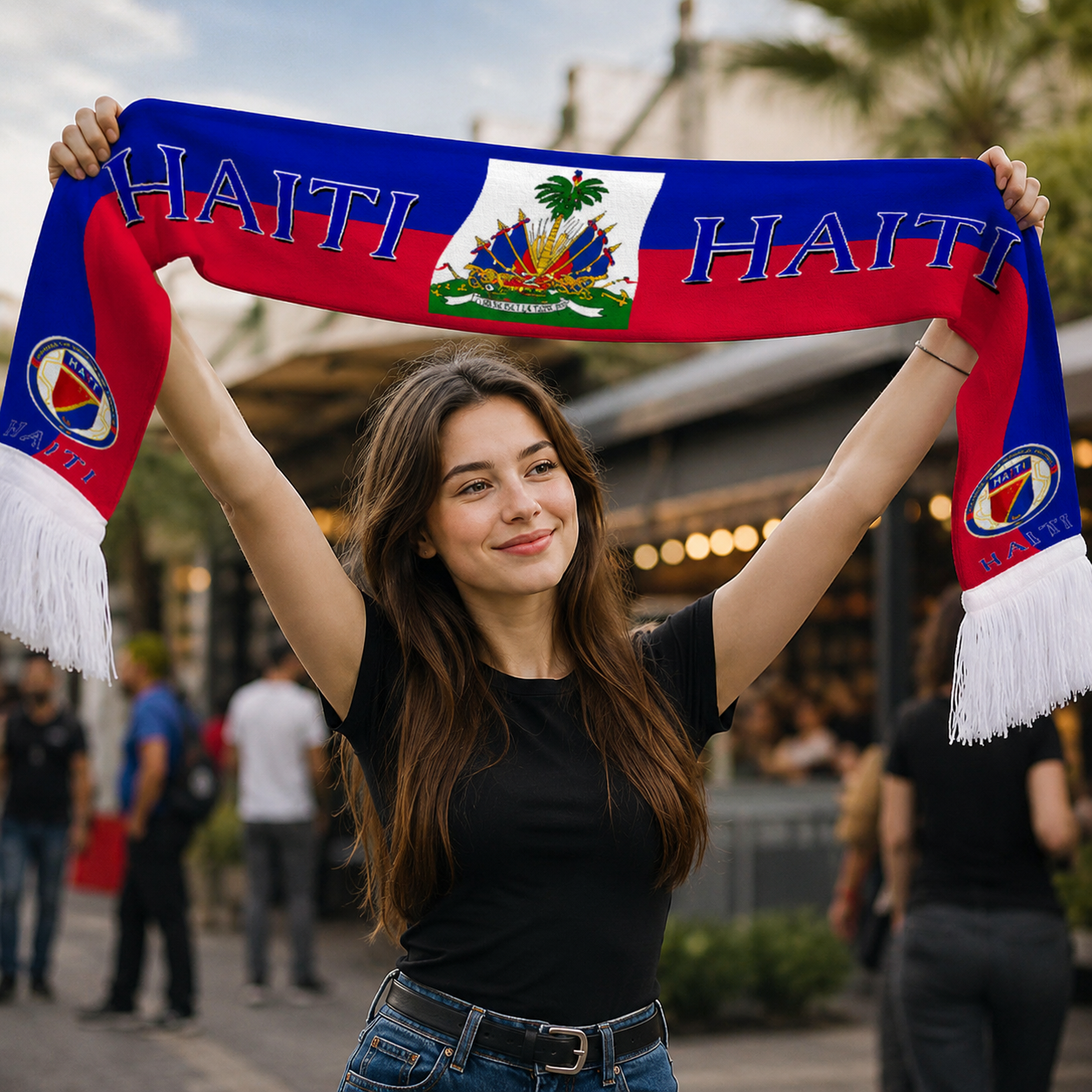 Haiti Scarf Detail