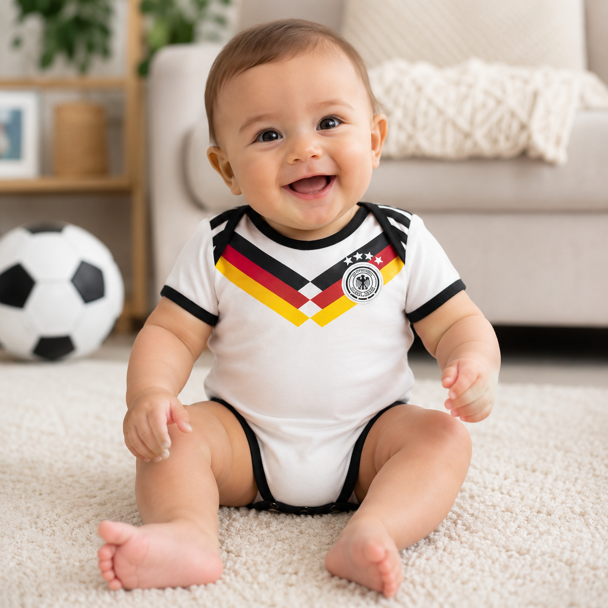Germany Baby Romper Side View