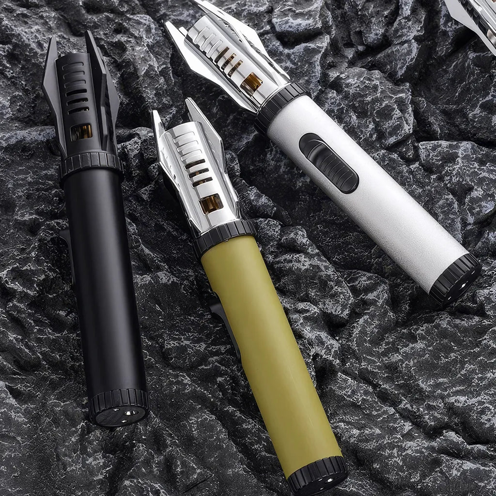 360 Degree Windproof Turbine Refillable Butane Lighter