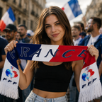 France Fan Scarf