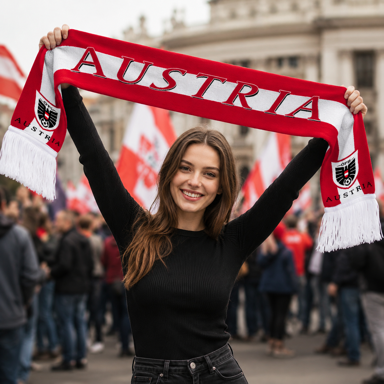 Austria Scarf Detail