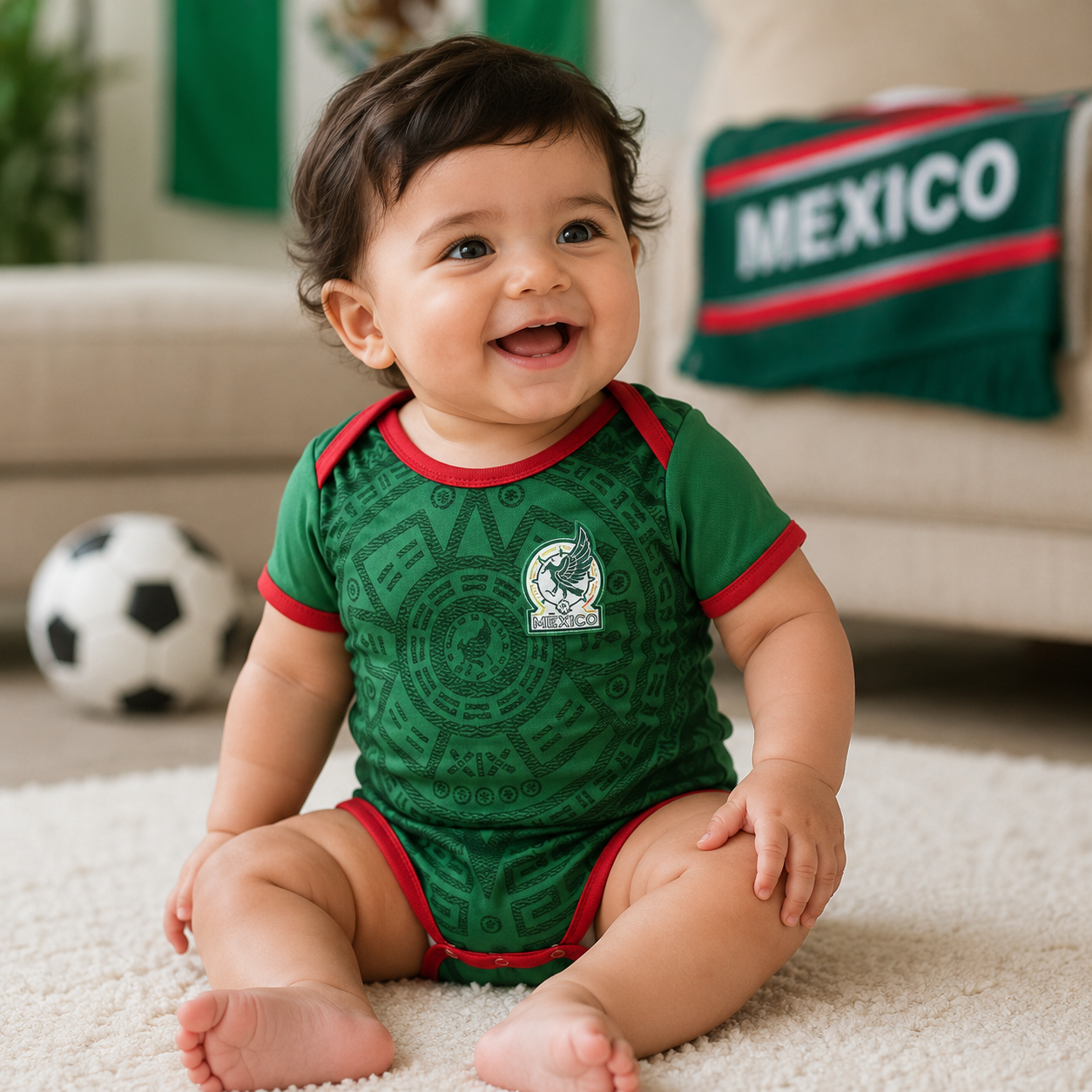 Mexico Home Kit Baby Romper