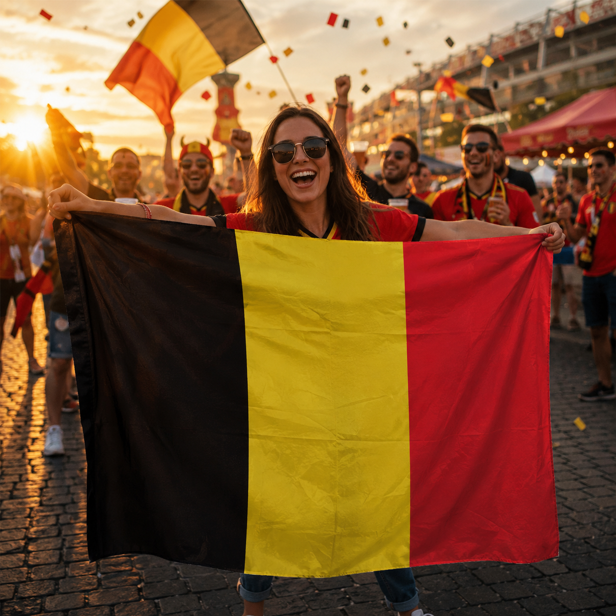 Belgium Fan Cape