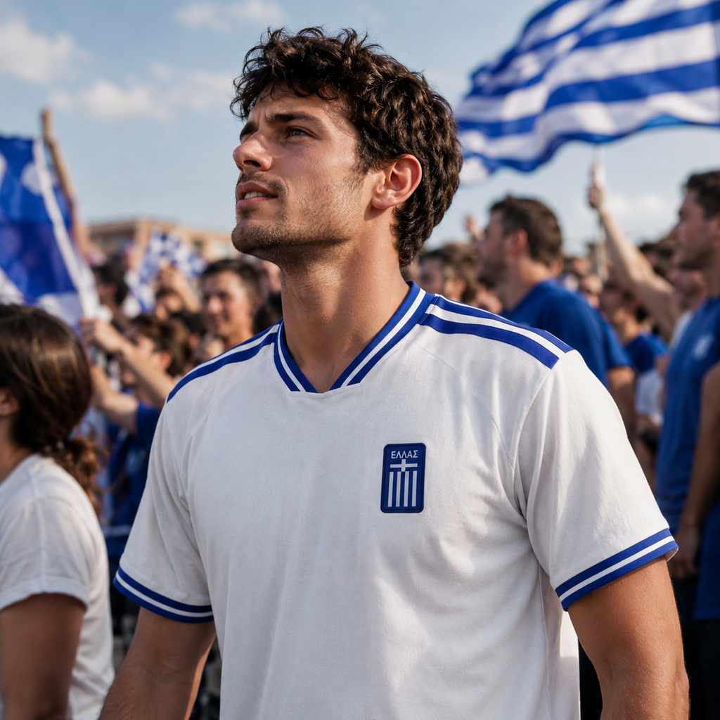 Men's Greece Football Jersey 2026