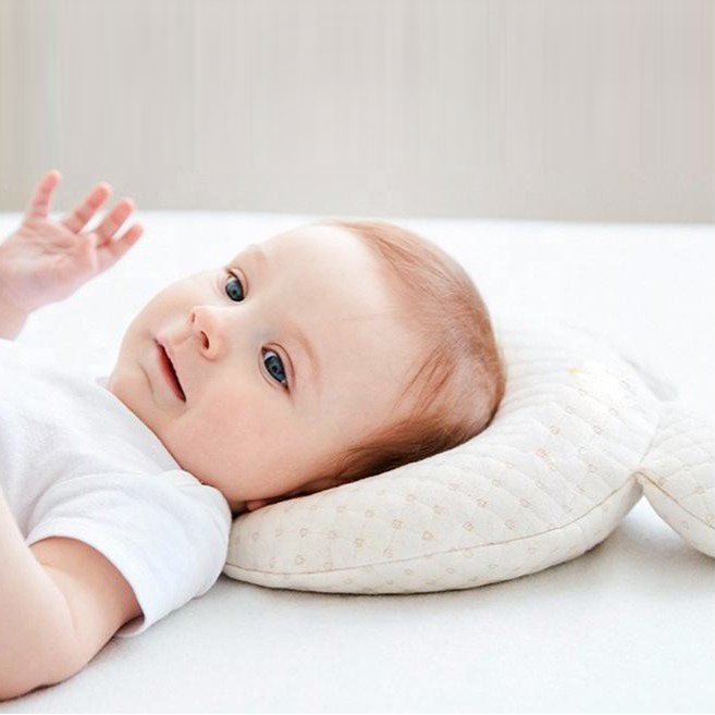 Baby Flat Head Support Pillow Cushion for Infant Head Shaping