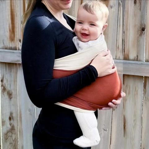 Infant Baby Carrier Soft Structured Front Wrap Sling