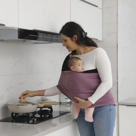 Infant Baby Carrier Soft Structured Front Wrap Sling